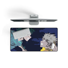Load image into Gallery viewer, My Hero Academia Izuku Midoriya, Katsuki Bakugou Mouse Pad (Desk Mat) On Desk
