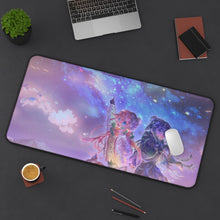 Load image into Gallery viewer, Laid-Back Camp by Mouse Pad (Desk Mat) On Desk
