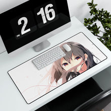 Load image into Gallery viewer, Anime Girl Mouse Pad (Desk Mat) With Laptop
