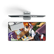 Load image into Gallery viewer, Magical Girl Lyrical Nanoha Mouse Pad (Desk Mat) On Desk
