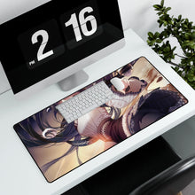 Load image into Gallery viewer, Anime Girl Mouse Pad (Desk Mat) With Laptop
