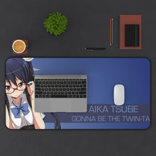 Load image into Gallery viewer, Gonna be the Twin-Tail!! Mouse Pad (Desk Mat) With Laptop
