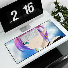 Load image into Gallery viewer, Colored Hair Laura Mouse Pad (Desk Mat) With Laptop

