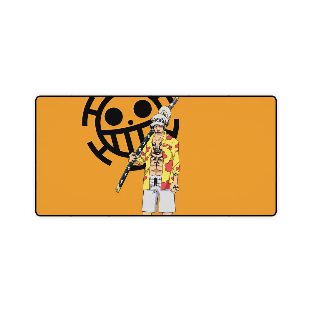 Trafalgar Law One Piece Red Mouse Pad (Desk Mat)