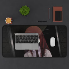 Load image into Gallery viewer, Kurisu Makise Mouse Pad (Desk Mat) With Laptop
