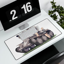 Load image into Gallery viewer, Girls und Panzer Mouse Pad (Desk Mat) With Laptop
