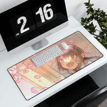 Load image into Gallery viewer, Anime Girl Mouse Pad (Desk Mat) With Laptop
