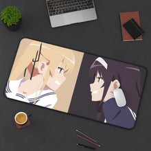 Load image into Gallery viewer, Saekano: How To Raise A Boring Girlfriend Mouse Pad (Desk Mat) On Desk
