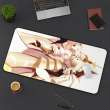 Load image into Gallery viewer, Saber Lily Mouse Pad (Desk Mat) On Desk
