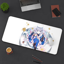 Load image into Gallery viewer, Is The Order A Rabbit? Mouse Pad (Desk Mat) On Desk
