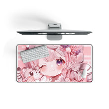 Load image into Gallery viewer, Anime Girl Mouse Pad (Desk Mat) On Desk
