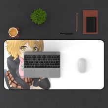 Load image into Gallery viewer, Masamune-kun&#39;s Revenge Yoshino Koiwai Mouse Pad (Desk Mat) With Laptop
