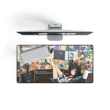 Load image into Gallery viewer, Anime, Girl, Gaming, Desktop, Setup, Mouse Pad (Desk Mat)
