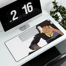 Load image into Gallery viewer, Cowboy Bebop Spike Spiegel Mouse Pad (Desk Mat) With Laptop
