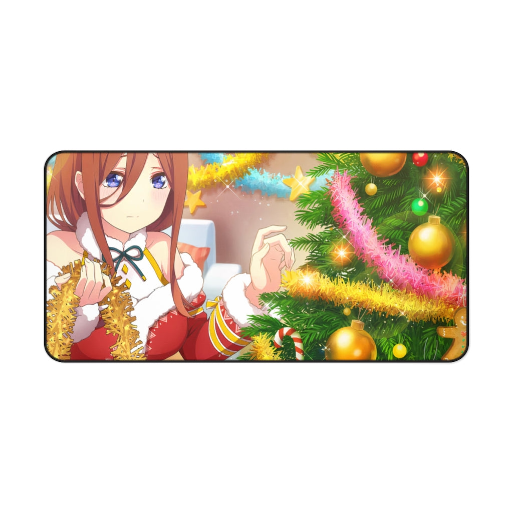 Miku Nakano Christmas Mouse Pad (Desk Mat)