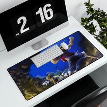 Load image into Gallery viewer, Luffy vs Usop Mouse Pad (Desk Mat) With Laptop
