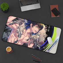 Load image into Gallery viewer, Inosuke Hashibira Mouse Pad (Desk Mat) On Desk
