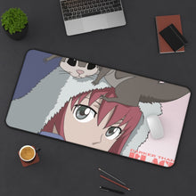 Load image into Gallery viewer, Darker Than Black Mouse Pad (Desk Mat) On Desk
