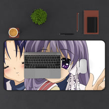 Load image into Gallery viewer, Clannad Kyou Fujibayashi, Kotomi Ichinose Mouse Pad (Desk Mat) With Laptop

