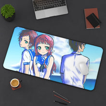 Load image into Gallery viewer, Nagi No Asukara Mouse Pad (Desk Mat) On Desk
