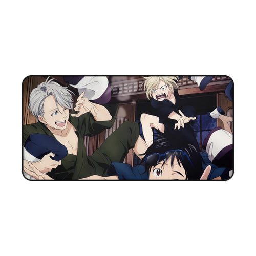 Yuri!!! On Ice Victor Nikiforov, Yuri Plisetsky, Yuuri Katsuki Mouse Pad (Desk Mat)