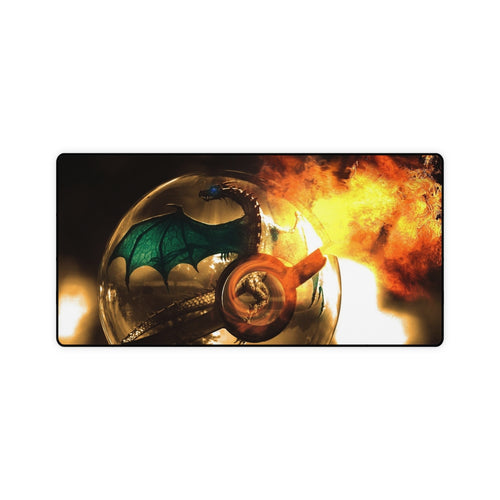 Charizard In Pokeball Mouse Pad (Desk Mat)