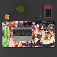 Load image into Gallery viewer, Clannad Tomoya Okazaki, Nagisa Furukawa, Tomoyo Sakagami, Kyou Fujibayashi, Fuuko Ibuki Mouse Pad (Desk Mat) With Laptop
