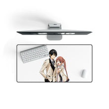 Load image into Gallery viewer, Aho Girl Yoshiko Hanabatake, Akuru Akutsu Mouse Pad (Desk Mat) On Desk
