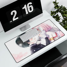 Load image into Gallery viewer, Darling in the FranXX Mouse Pad (Desk Mat) With Laptop
