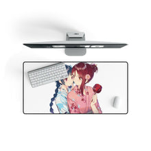 Load image into Gallery viewer, Anime Girl Mouse Pad (Desk Mat) On Desk
