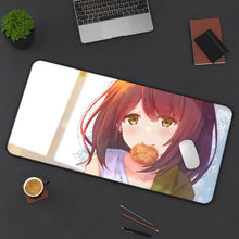 Load image into Gallery viewer, Laid-Back Camp Mouse Pad (Desk Mat) On Desk

