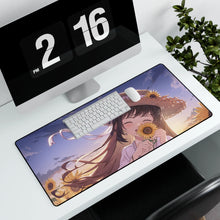 Load image into Gallery viewer, Anime Girl Mouse Pad (Desk Mat) With Laptop
