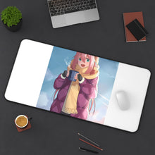 Load image into Gallery viewer, Laid-Back Camp by Mouse Pad (Desk Mat) On Desk
