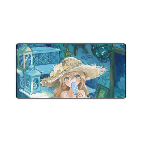 Anime Girl Mouse Pad (Desk Mat)