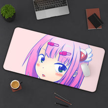 Load image into Gallery viewer, The Demon Girl Next Door Mouse Pad (Desk Mat) On Desk
