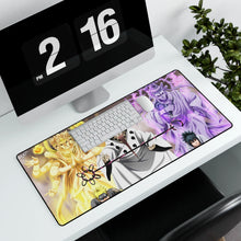 Load image into Gallery viewer, Naruto and Sasuke receiving mark Mouse Pad (Desk Mat) With Laptop
