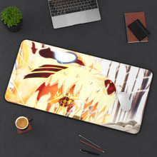 Load image into Gallery viewer, Naruto Uzumaki / Sarada Uchiha Mouse Pad (Desk Mat) On Desk
