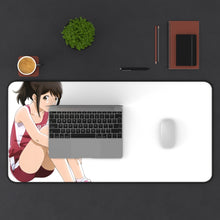 Load image into Gallery viewer, Tsuki Ga Kirei Mouse Pad (Desk Mat) With Laptop
