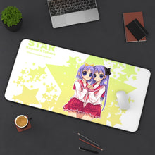 Load image into Gallery viewer, Lucky Star Kagami Hiiragi, Tsukasa Hiiragi Mouse Pad (Desk Mat) On Desk
