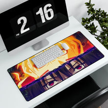 Load image into Gallery viewer, Naruto Uzumaki and Sasuke Uchiha&#39;s eyes Mouse Pad (Desk Mat) With Laptop
