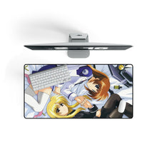 Load image into Gallery viewer, Magical Girl Lyrical Nanoha Mouse Pad (Desk Mat) On Desk
