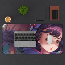 Load image into Gallery viewer, Little Witch Academia Atsuko Kagari, Computer Keyboard Pad Mouse Pad (Desk Mat) With Laptop
