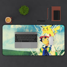 Load image into Gallery viewer, Anime Pokémon Mouse Pad (Desk Mat) With Laptop
