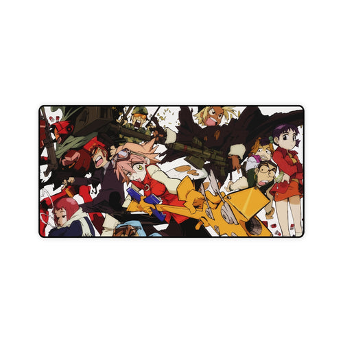 FLCL Haruko Haruhara, Mamimi Samejima, Naota Nandaba, Canti, Takkun Mouse Pad (Desk Mat)
