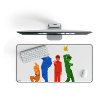 Load image into Gallery viewer, Mob Psycho 100 Arataka Reigen, Shigeo Kageyama, Ritsu Kageyama, Teruki Hanazawa Mouse Pad (Desk Mat) On Desk
