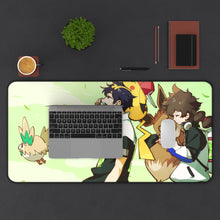 Load image into Gallery viewer, Anime Pokémon Mouse Pad (Desk Mat) With Laptop
