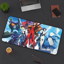 Load image into Gallery viewer, Neon Genesis Evangelion Shinji Ikari, Rei Ayanami Mouse Pad (Desk Mat) On Desk
