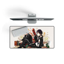 Load image into Gallery viewer, Blue Exorcist Mouse Pad (Desk Mat)
