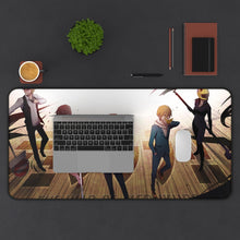Load image into Gallery viewer, Durarara!! Shizuo Heiwajima, Celty Sturluson, Masaomi Kida, Anri Sonohara Mouse Pad (Desk Mat) With Laptop
