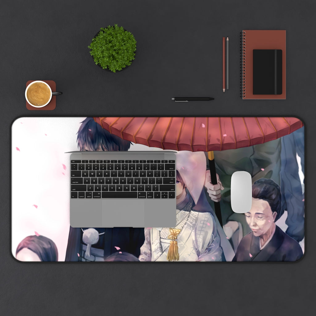 Hyouka Eru Chitanda Mouse Pad (Desk Mat) With Laptop